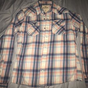 Hollister men casual button down (Used)